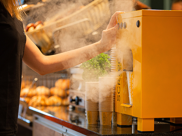 Scraegg Pro unit in action