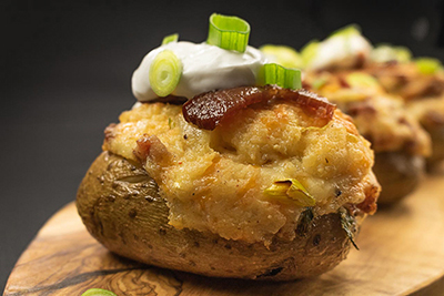 Twice baked potato