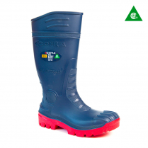 Botte de s&eacute;curit&eacute; bleue en nitrile