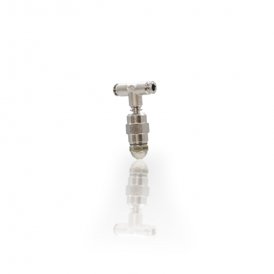 1/4" ALPHA SPRAY NOZZLE ASSEMBLY - T-CONNECTOR W/TIP