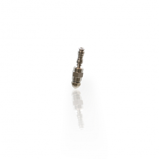 1/4" ALPHA SPRAY NOZZLE ASSEMBLY - STRAIGHT CONNECTOR W/TIP