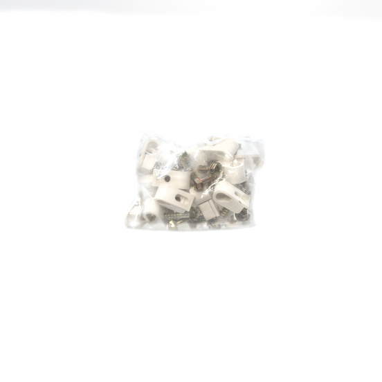TUBING HANGER PACKAGE - WHITE - 25 EACH