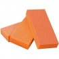 BeautyPlus Buffer 2-way OrangeWhite grit 80/100 50Pack 06023