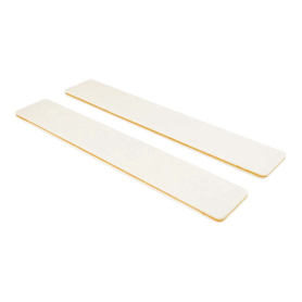 Nail File Jumbo White 100/100 Washable Serrated Peach 24125