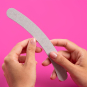 CarePro Disposable Banana Zebra Nail File 100/150 26793