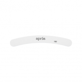 Apres Nail File 100/180 Grit - White Curve 73684