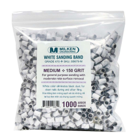 Milken 1000 White Sanding Band Medium 150 Grit SB679M 19880