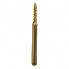Startool Carbide 1/8 Cone (Small) Gold #0084