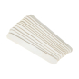 Ikonna Manicure 5" White Mini Nail File 100/180 50 pcs 94643