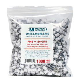 Milken 1000 White Sanding Band Fine 180 Grit SB679F 19879