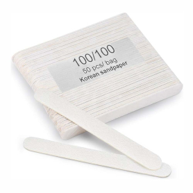 Carepro Manicure White Mini Nail File 100/100 01105