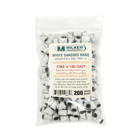 Milken 200 White Sanding Band Fine 180 Grit SB677F