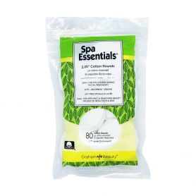 Graham Spa Essentials Cotton Rounds 2.25", 80ct. 55493