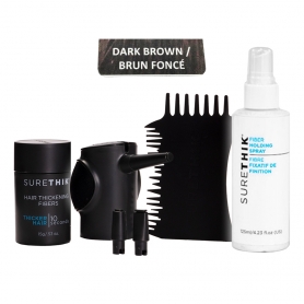Surethik Hair Thickening Fibers 4Pcs Kit Dark Brown 00120
