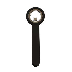 3-Second Hollow Cat Eye Power Ring Magnet Black 10084