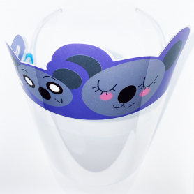 Child Face Shield With Character Banner 10434