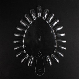 Berkeley Heart Shape Display Of 21 Tips Clear - PD109-CL