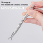 Multifunctional Stainless Steel Nail Tweezer Clip 19334