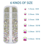 Crystal Diamond Gems Nail Rhinestones Mixed 22210