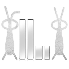 Cute Rabbit Shaped Cat Eye Magnet Set 24050