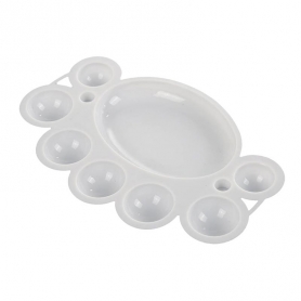 Nail Art Palette Paint Dish - Clear - NA258-CL
