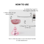 3D Heart Shaped Cat Eye Nail Magnet Set 25915