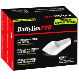BaBylissPRO Embossed Foil Sheets 500ct Heavy BESRF57HUCC