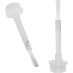 Berkeley Premium Long Flat Nail Polish Brush-White BT456-WH