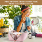 Vegan Leather Checkered Makeup Bag | WHITE 67268