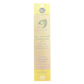 White Egret Beeswax All-IN-ONE Candling Kit 4Pack 03291