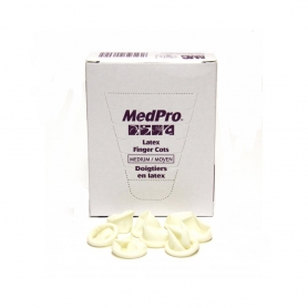 MedPro Latex Finger Cots 144 ct. Medium #118514/90602