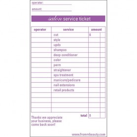 Diane By Fromm Service Ticket 100 Sheets/Pack #313