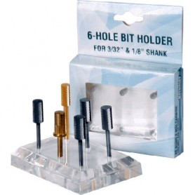 Berkeley 6-Hole Bit Holder For 3/32" & 1/8" Shank BH101-06