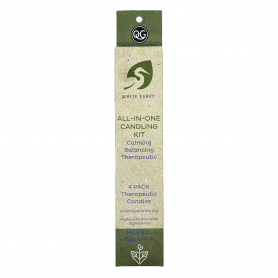 White Egret Herbal Paraffin Candles 1/2", 4Pk HER4PK #02125
