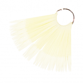 Chart Fan 40 pcs Tip Nail Art Display Pointy Natural