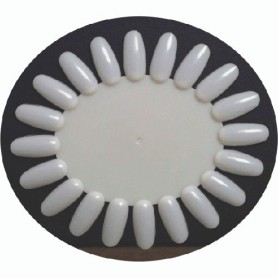 Berkeley Polish Color Display Oval 20Tips - Natural PD102NT