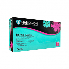 Hands On Nitrile PF Teal Examination Gloves 100pcs - XSmall