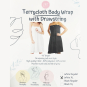 JMT Terrycloth Body Wrap with Drawstring White XL W901B