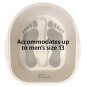 Continuum Pedicute Portable Pedicure Foot Spa Brown F511112