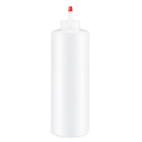 Plastic Squeezable Cylinder Bottle 32 oz 18127