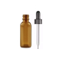 Glass Dropper Bottles 0.5 oz - Amber 4308A/ 00584