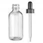 Glass Dropper Bottles 4 oz - Clear 43111