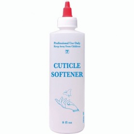 8oz Labeled Bottle With Cap - Cuticle Softener -  LB507