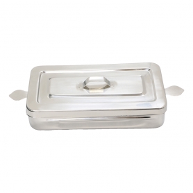 MBI-953 Instruments SterilizingTray with Cover 10"x4"x2"