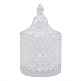 Berkeley Vintage-4 Glass Jar & Cup W/Glass Lid PJ143 (TG039)
