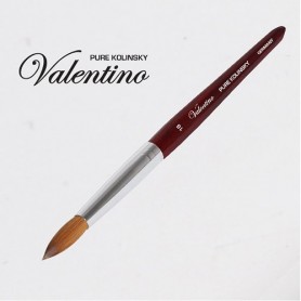 Valentino Kolinsky Acrylic Brush Red Cherry Wood #16 NB32216