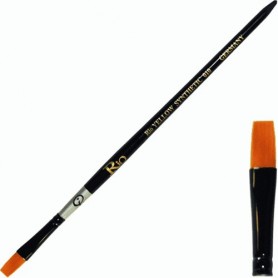 Rio Yellow Synthetic Gel Brush - Size #10 - GB210