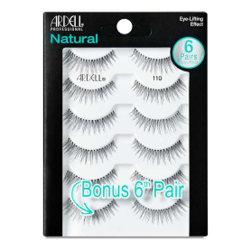 Ardell Natural Lashes 5 Pairs -  110 Black 68981