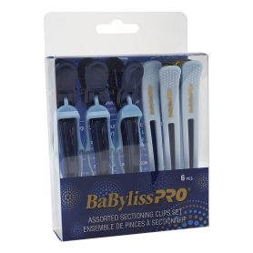 BaBylissPRO Assorted Sectioning Clips 6PK BESPRO46RYC 46059