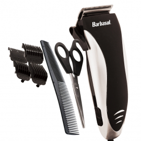 Barbasol 10PC Pro Hair Clipper Set CBH1-4002-SLV 84118